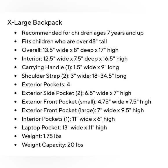 GUC! Pottery Barn Kids X-Large Star Wars Darth Vader Backpack - Picture 8 of 8